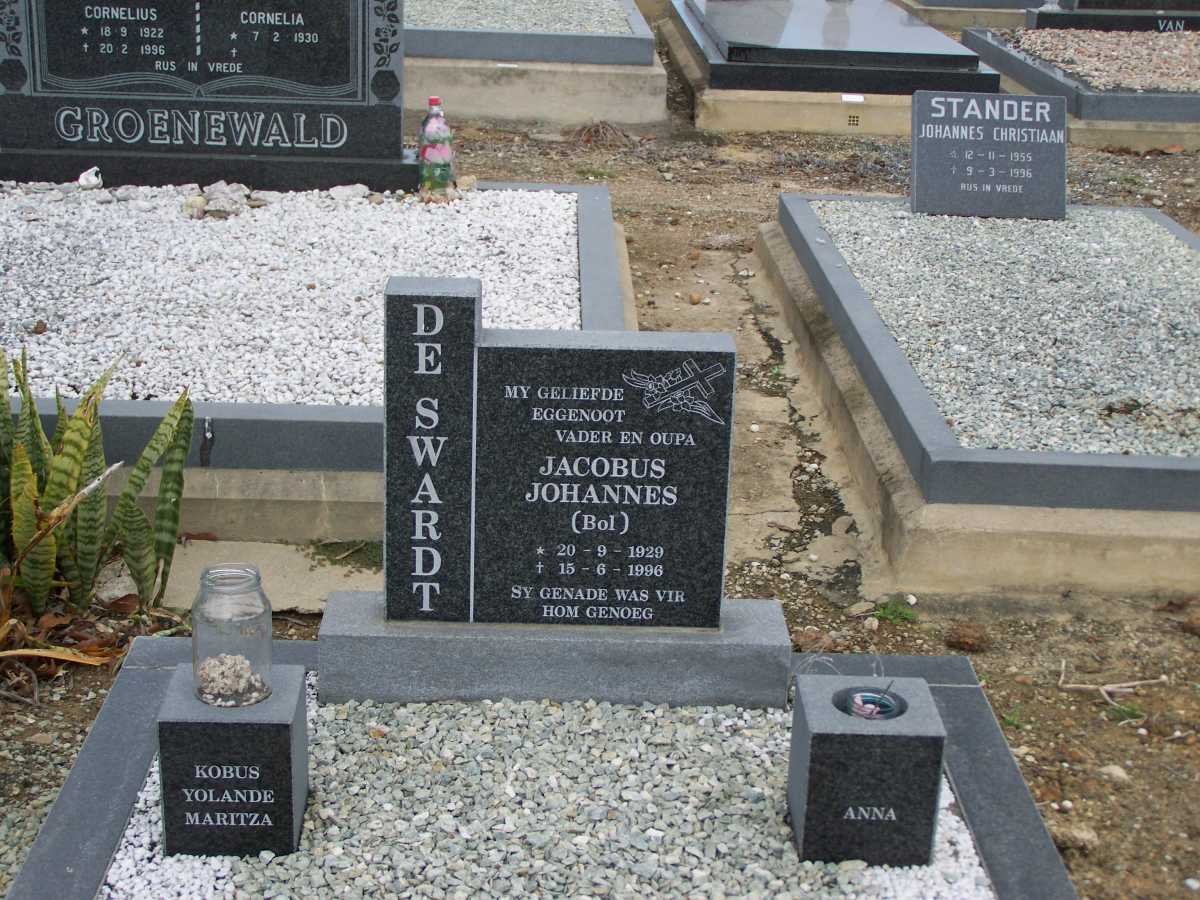 SWARDT Jacobus Johannes, de 1929-1996