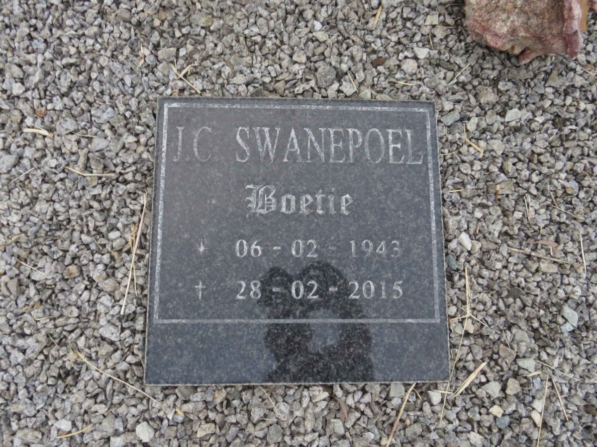 SWANEPOEL J.C. 1943-2015