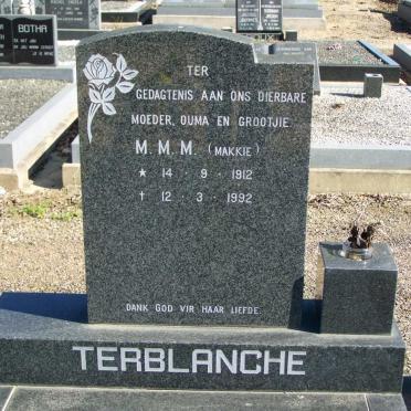 YS 172 Terblanche M M M