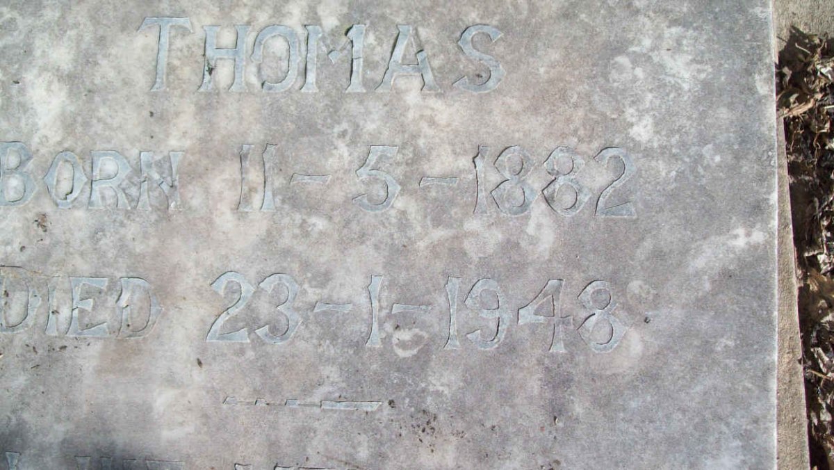 THOMAS James Spencer 1882-1948