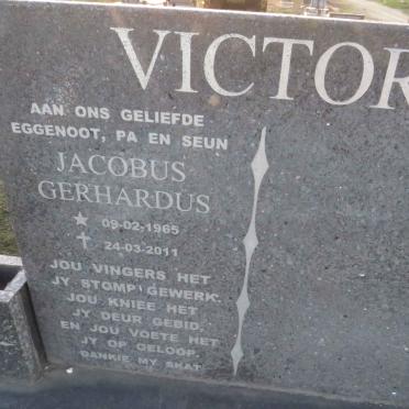VICTOR Jacobus Gerhardus 1965-2011