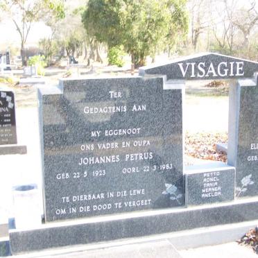 VISAGIE Johannes Petrus 1923-1983