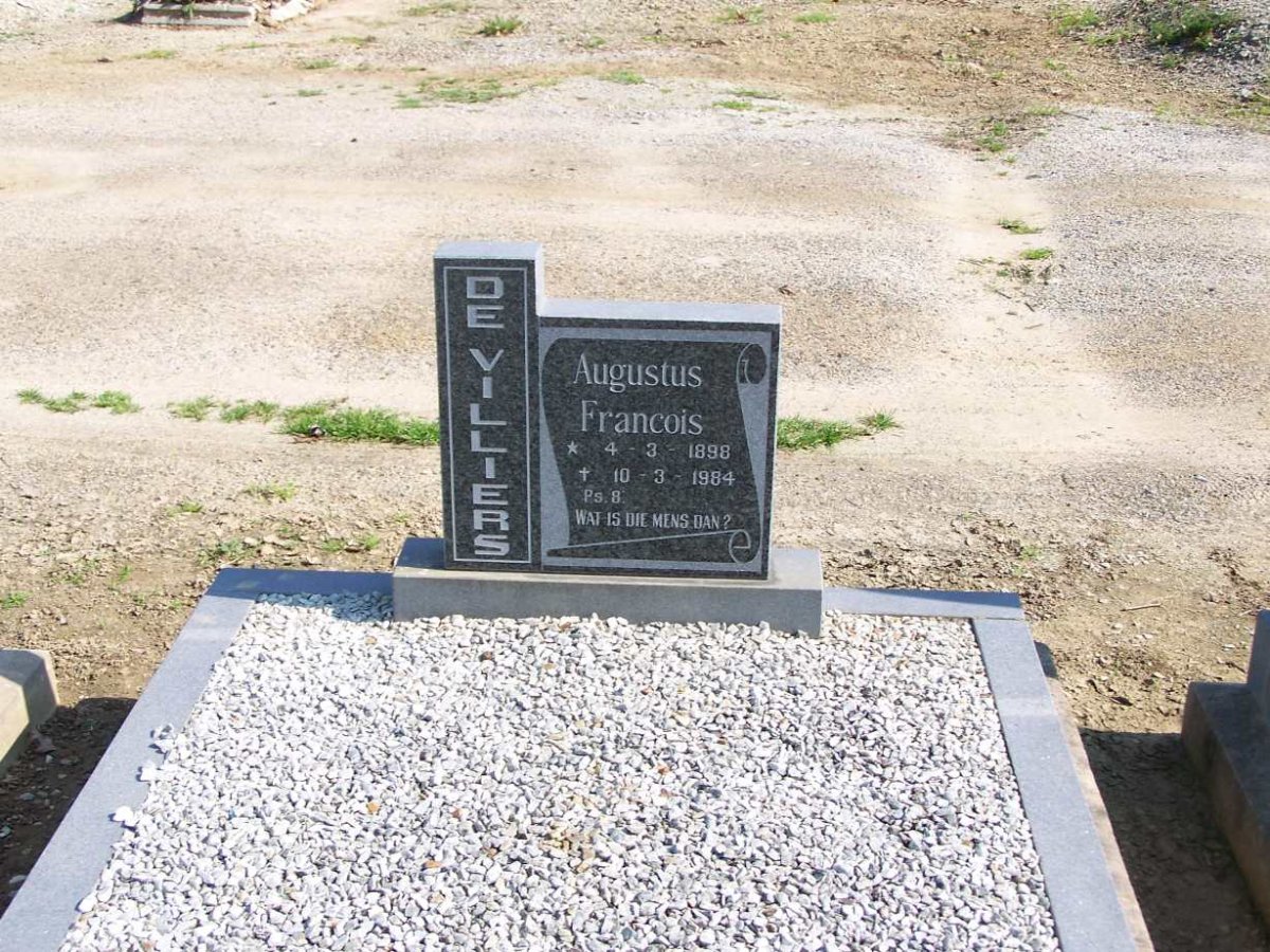 VILLIERS Augustus Francois, de 1898-1984
