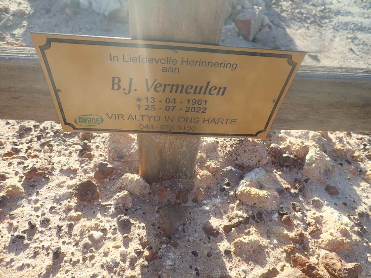 VERMEULEN B.J. 1961-2022