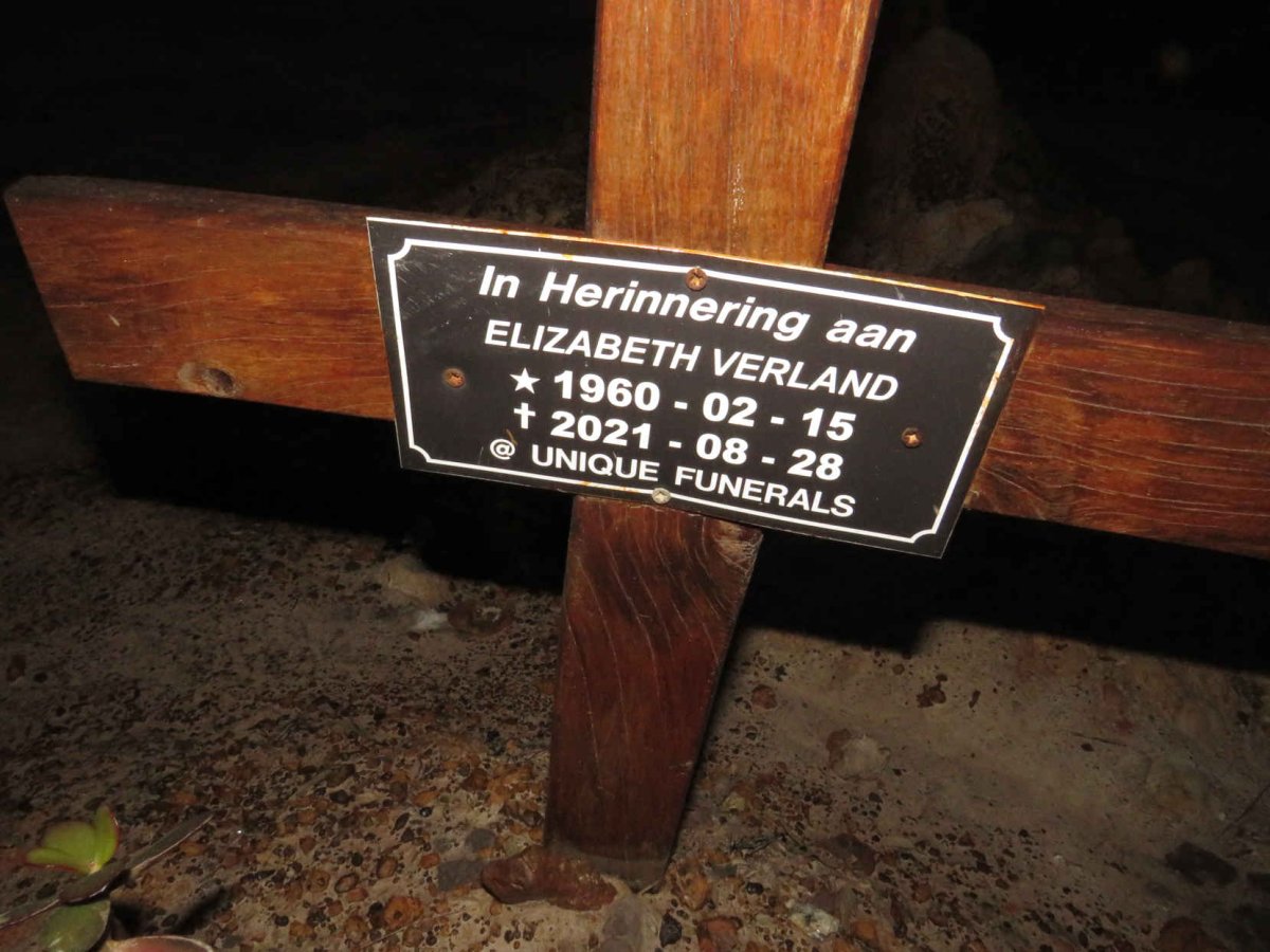 VERLAND Elizabeth 1960-2021