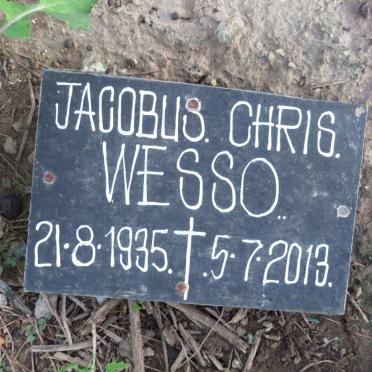 WESSO Jacobus Chris 1935-2013