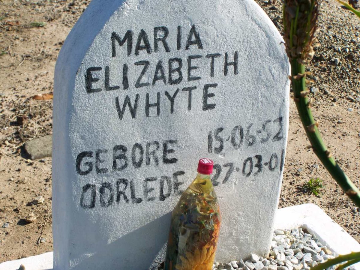 WHYTE Maria Elizabeth 1952-2001