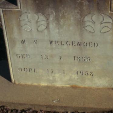 WELGEMOED  M.M. 1885-1958