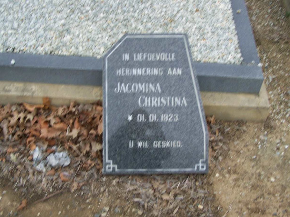WHYTE Jacomina Christina 1923-