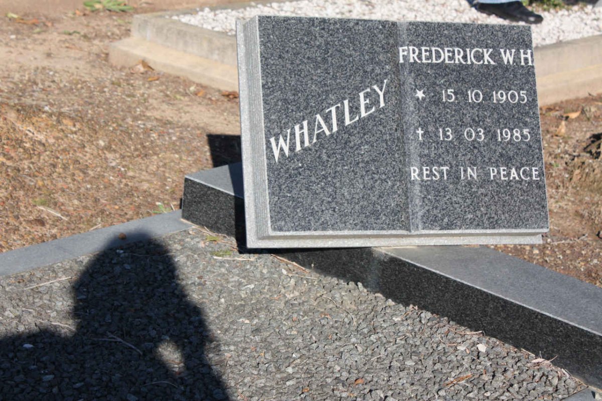 WHATLEY Frederick W.H. 1905-1985
