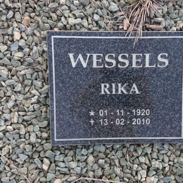 WESSELS Rika 1920-2010