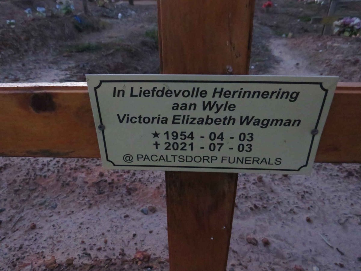 WAGMAN Victoria Elizabeth 1954-2021