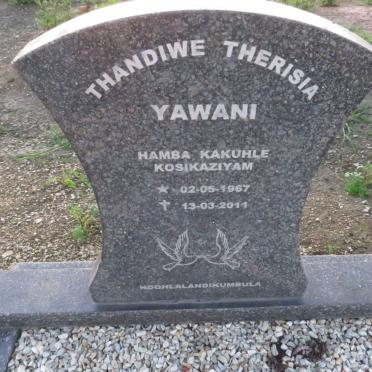 YAWANI Thandiwe Therisa 1967-2011