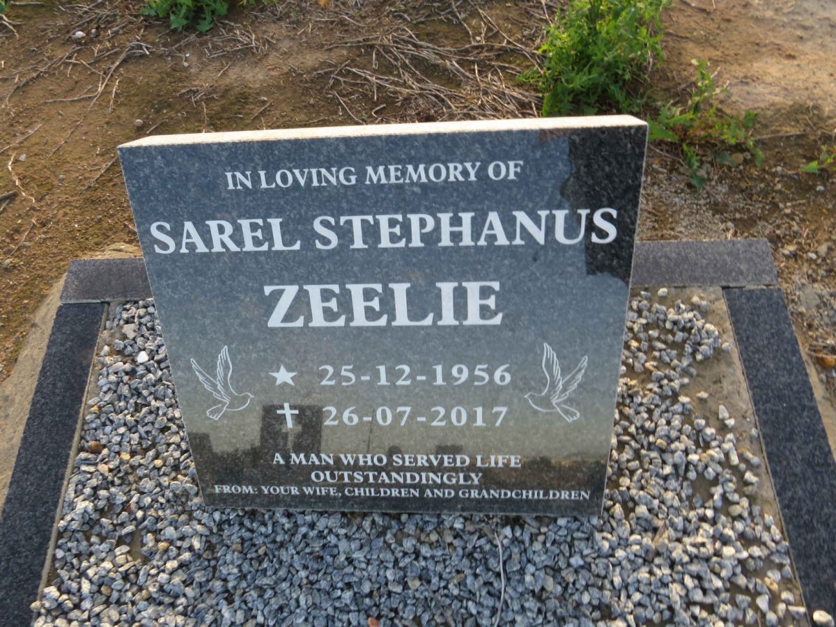 ZEELIE Sarel Stephanus 1956-2017
