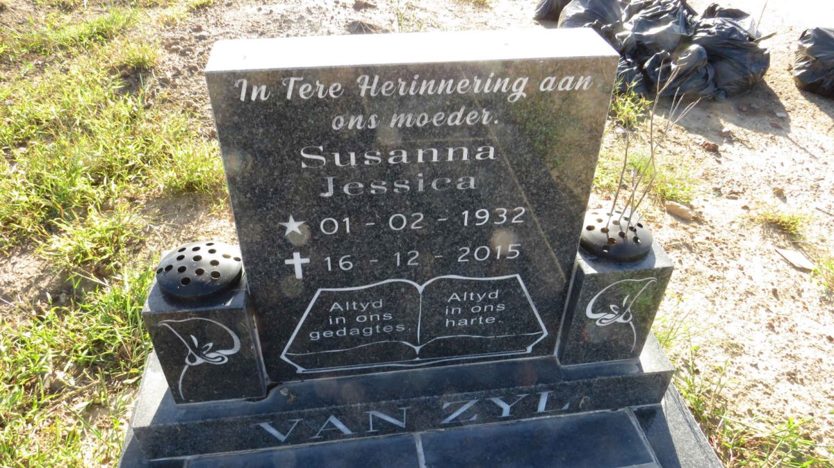 ZYL Susanna Jessica, van 1932-2015