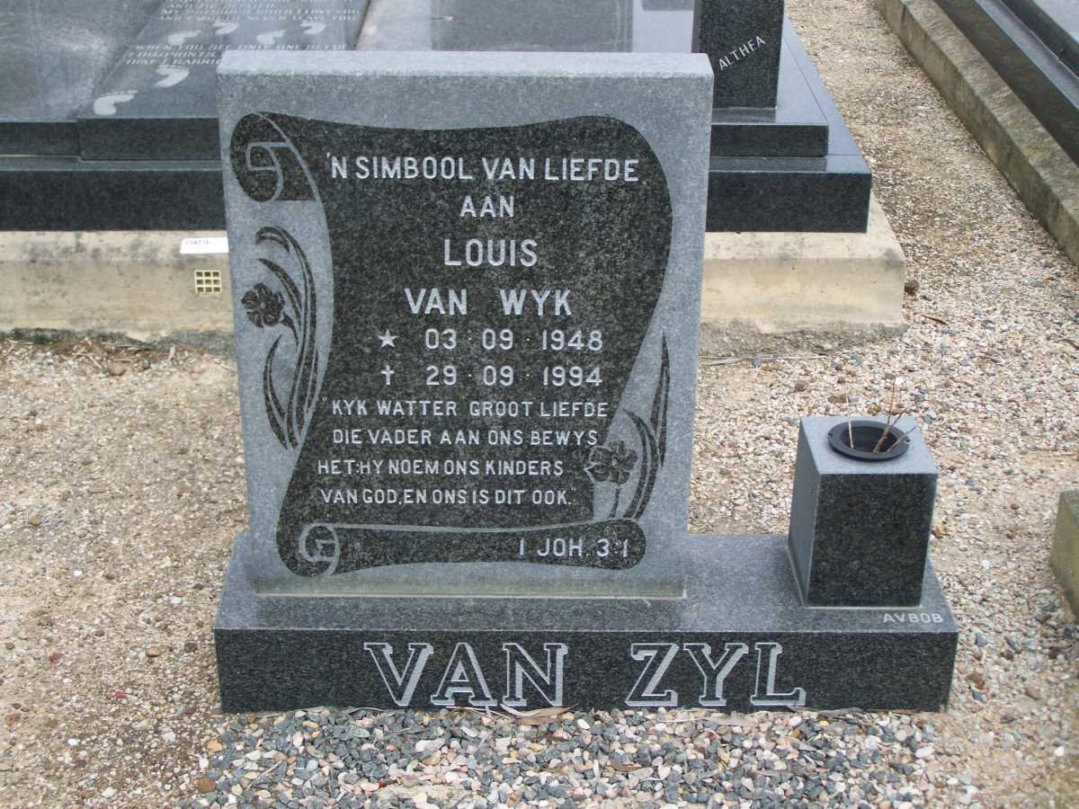 ZYL Louis Van Wyk, van 1948-1994