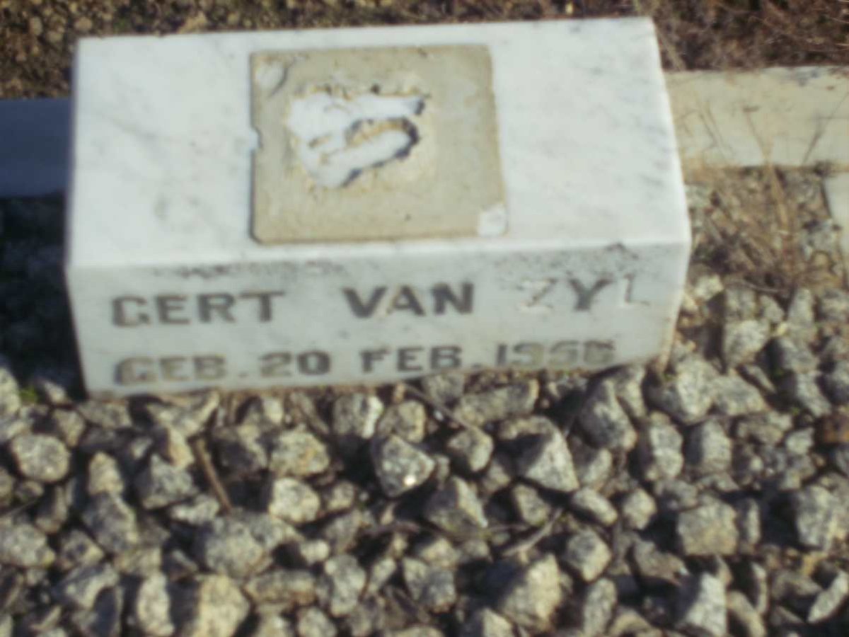 ZYL Gert, van 1956-?
