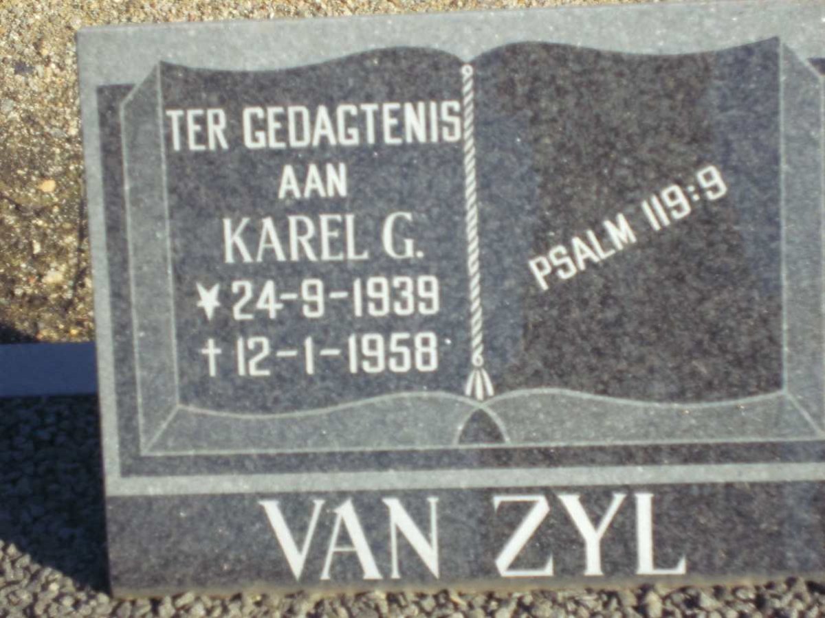 ZYL Karel G., van 1939-1958