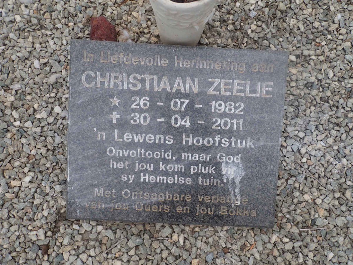 ZEELIE Christiaan 1982-2011