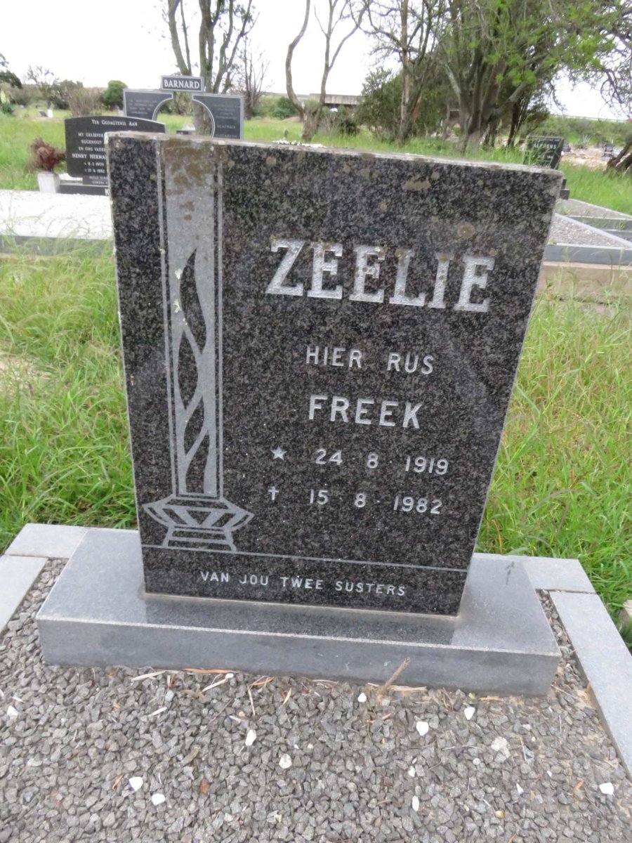 ZEELIE Freek 1919-1982