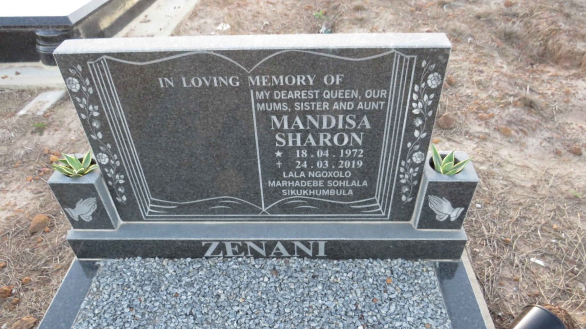 ZENANI Mandisa Sharon 1972-2019