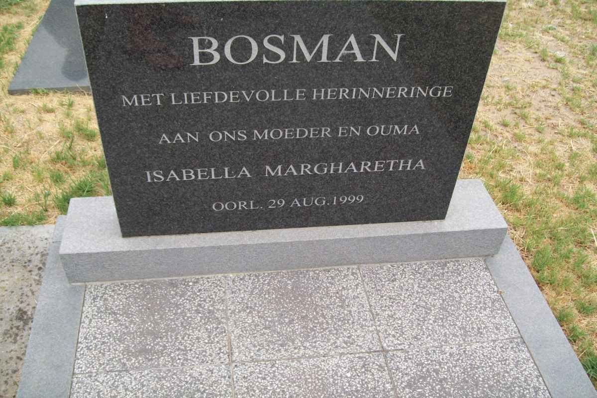 BOSMAN Isabella Margharetha -1999