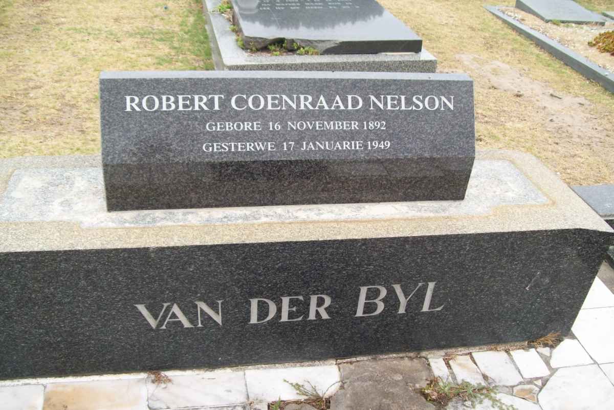 BYL Robert Coenraad Nelson, van der 1892-1949