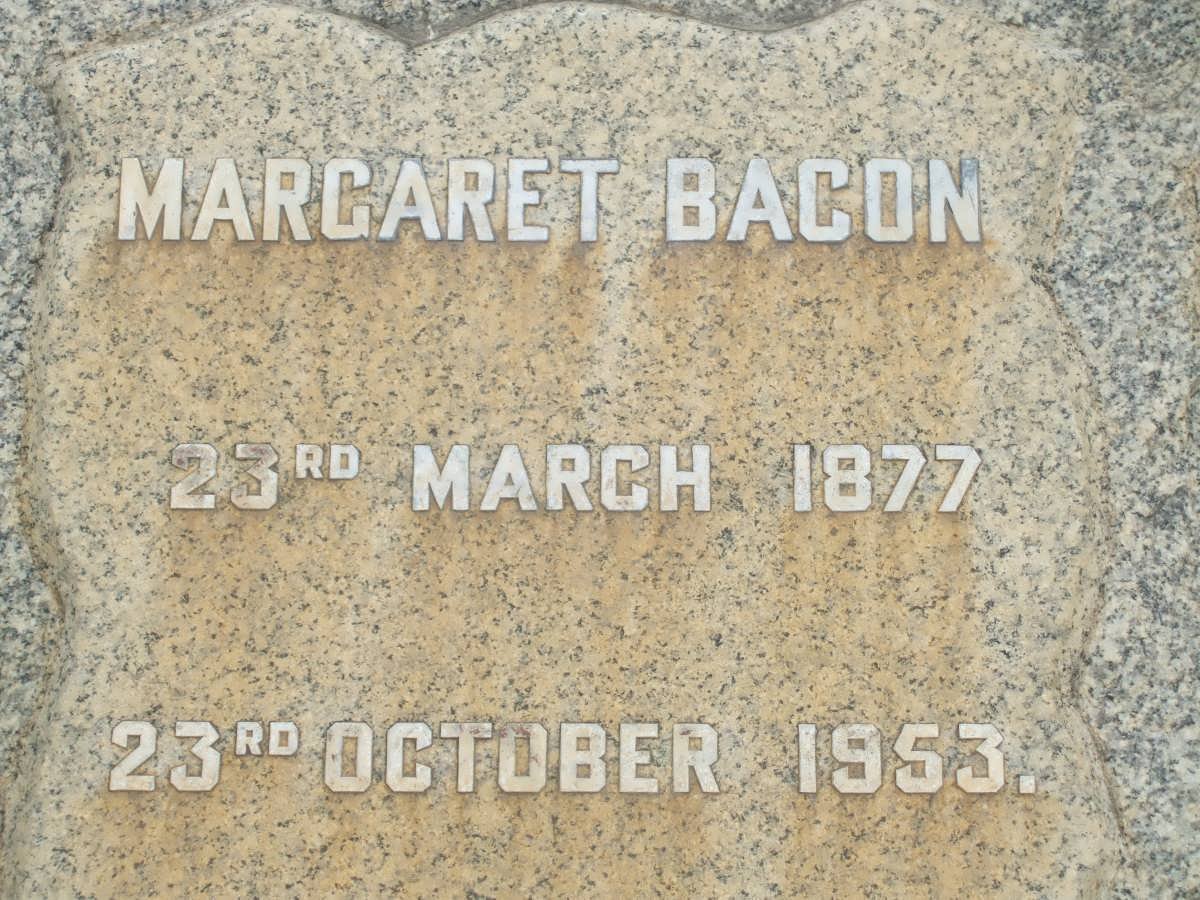 BACON Margaret 1877-1953