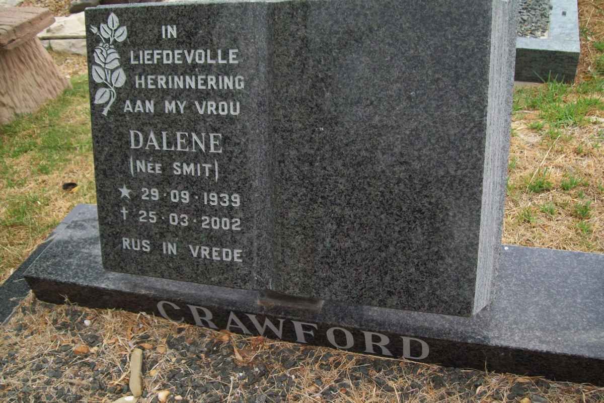 CRAWFORD Dalene nee SMIT 1939-2002