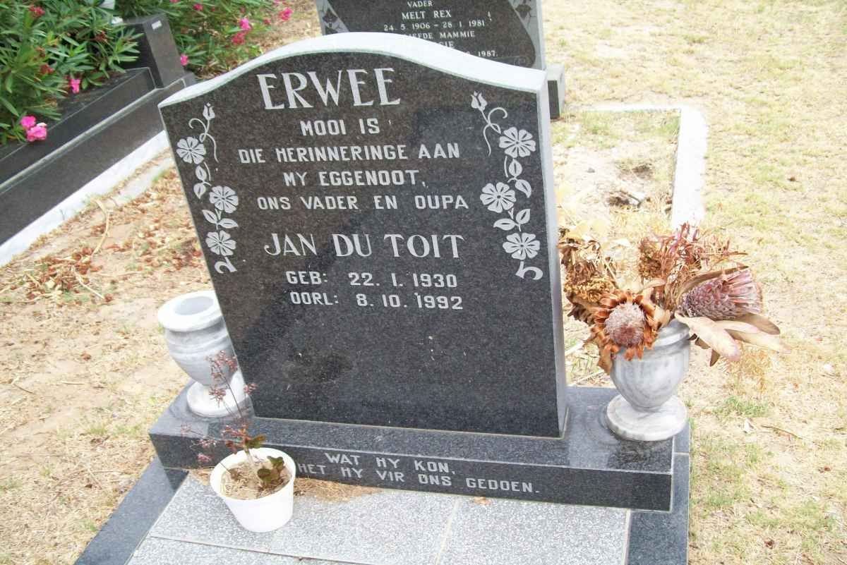 ERWEE Jan du Toit 1930-1992