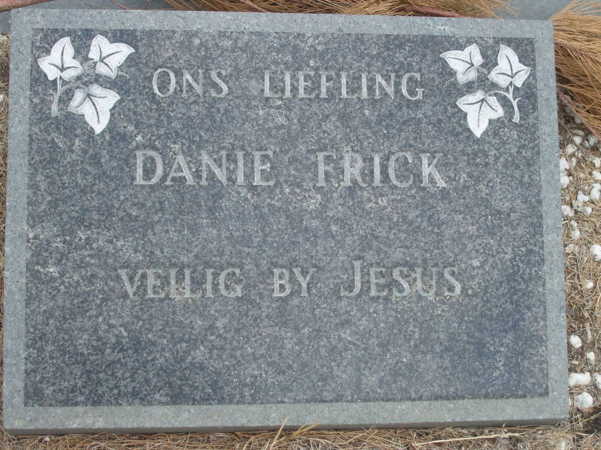 FRICK Danie ?