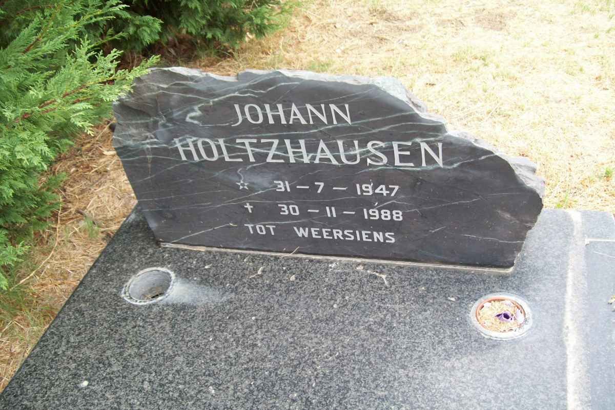 HOLTZHAUSEN Johann 1947-1988