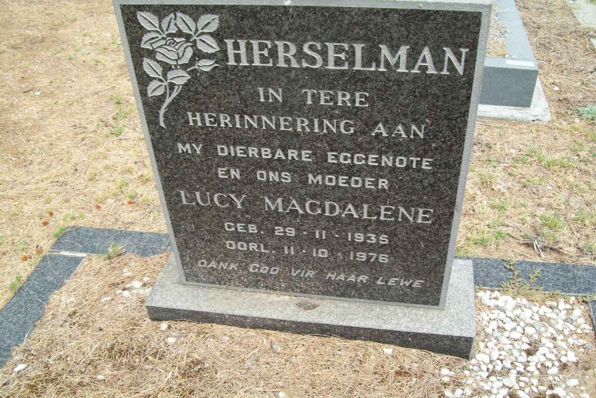 HERSELMAN Lucy Magdalene 1935-1976