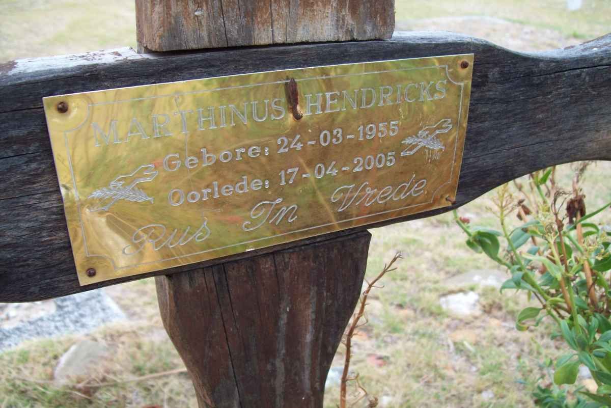 HENDRICKS Marthinus 1955-2005