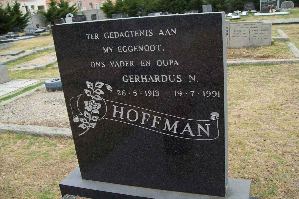HOFFMAN Gerhardus N. 1913-1991