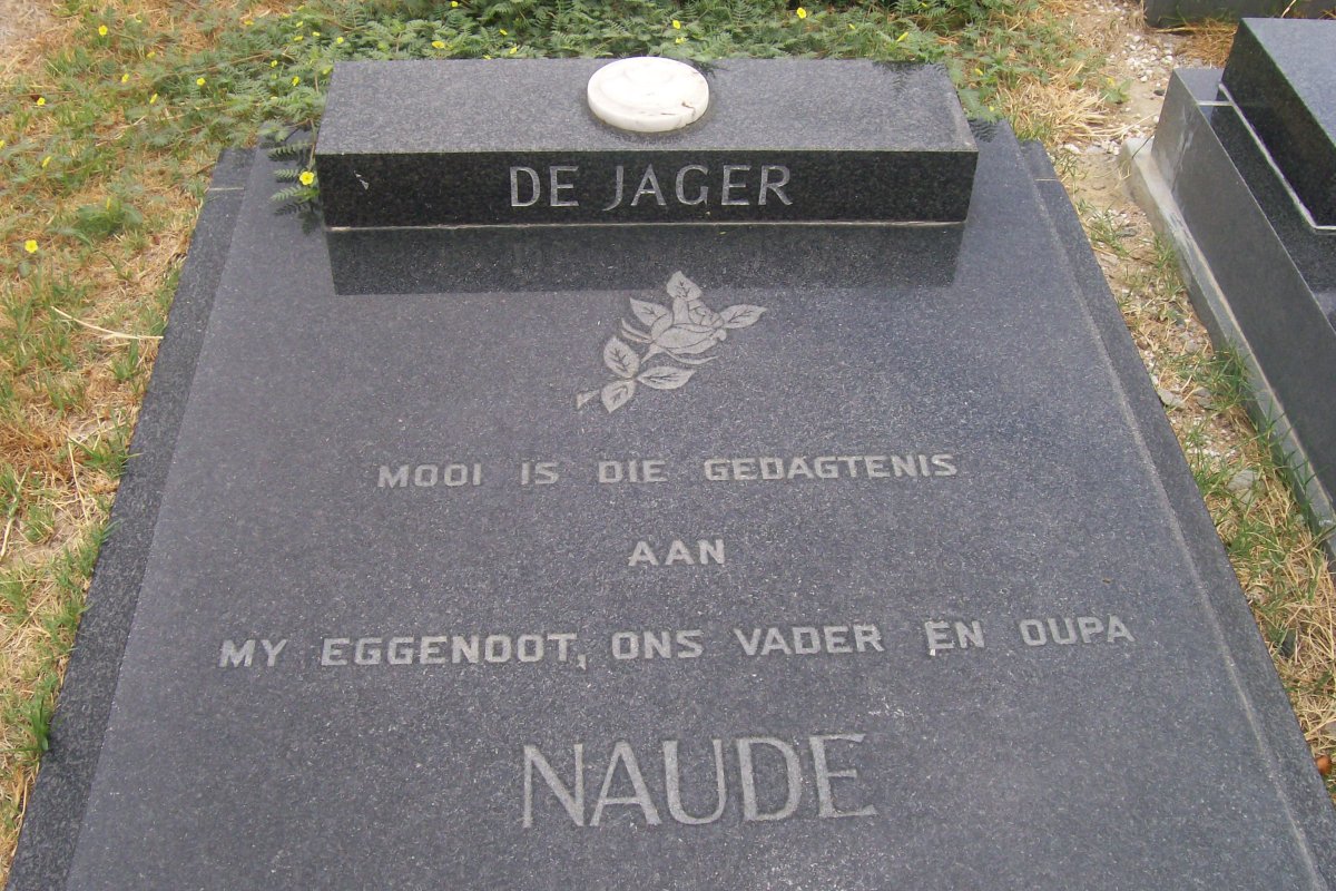 JAGER Naude, de 1927-1985
