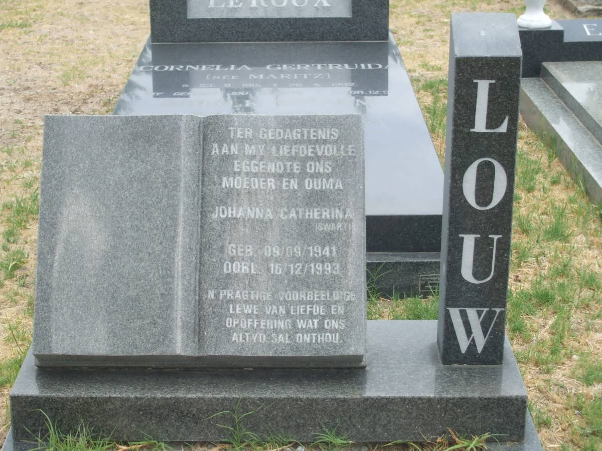 LOUW Johanna Catherina nee SWART 1941-1993