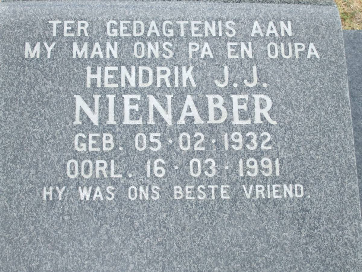NIENABER Hendrik J.J. 1932-1991