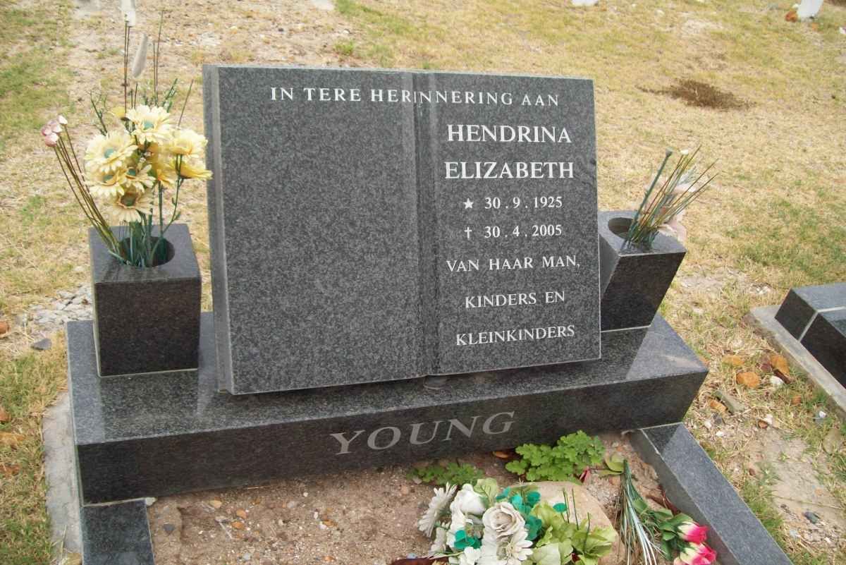 YOUNG Hendrina Elizabeth 1925-2005