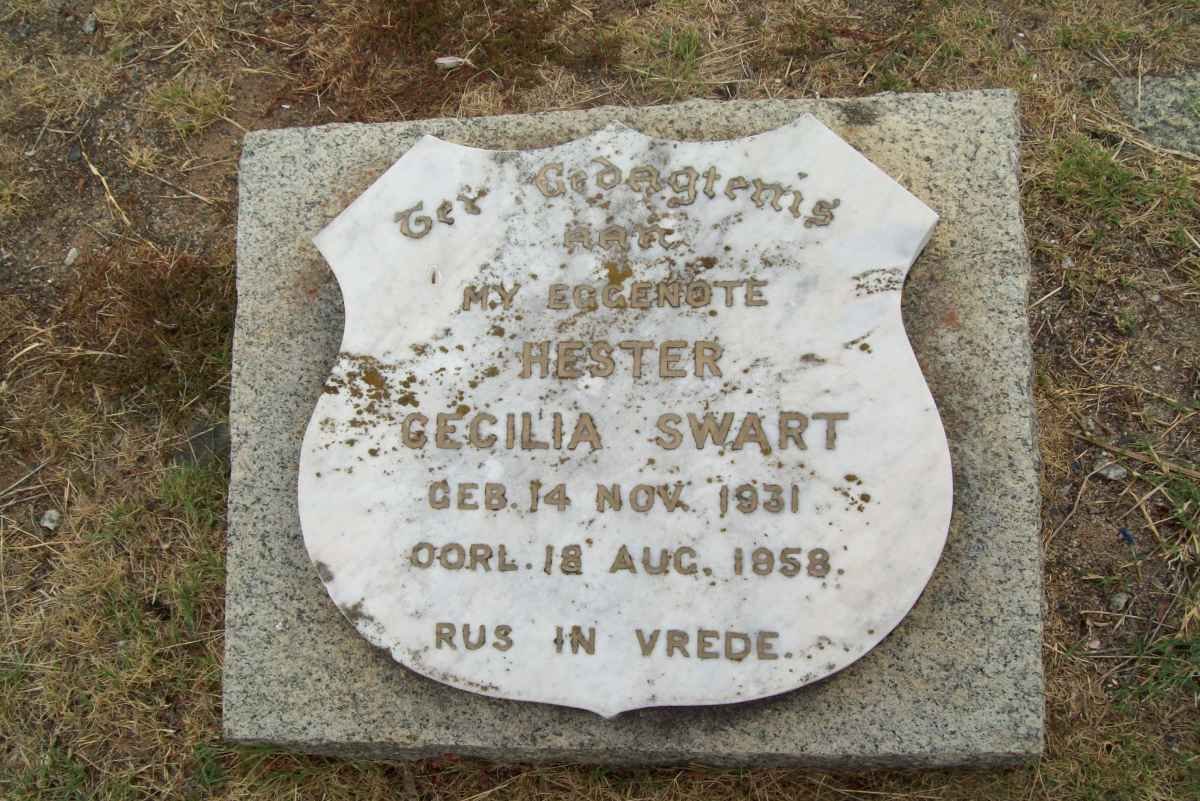 SWART Hester Cecilia 1931-1958
