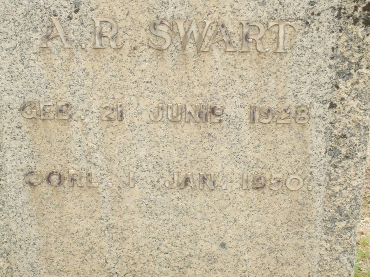 SWART A.R. 1928-1950
