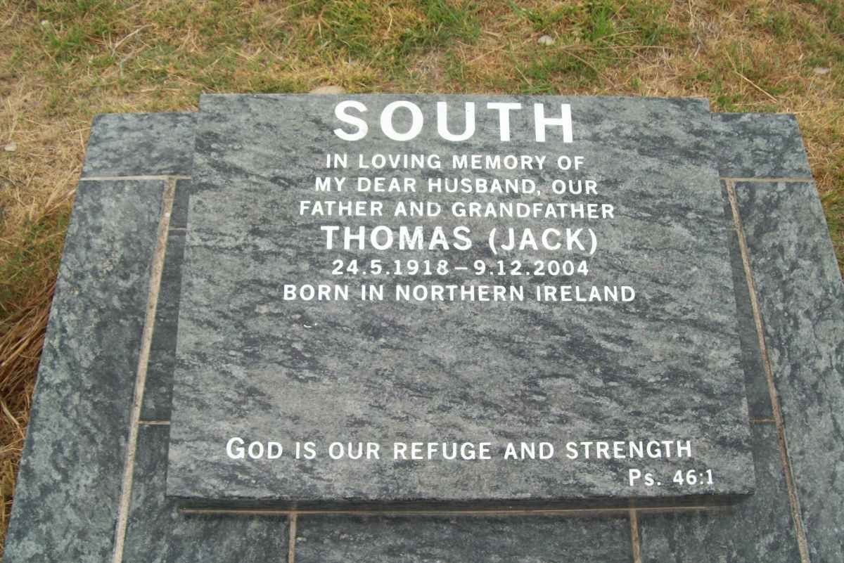 SOUTH Thomas 1918-2004