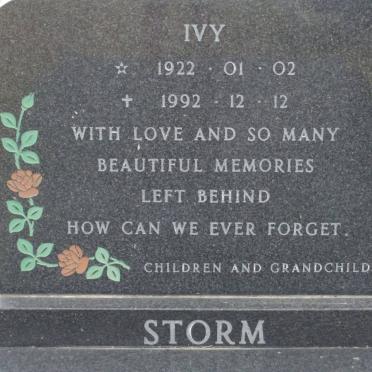 STORM Ivy 1922-1992