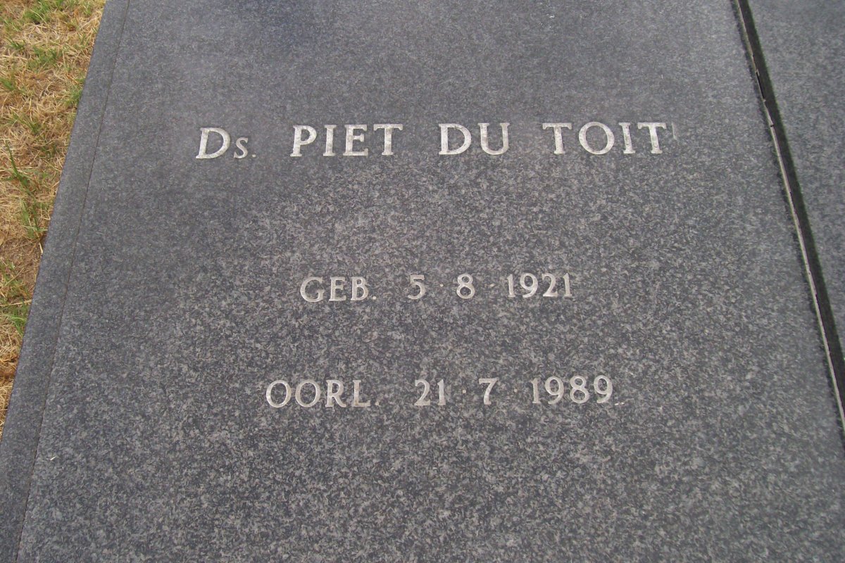 TOIT Piet, du 1921-1989