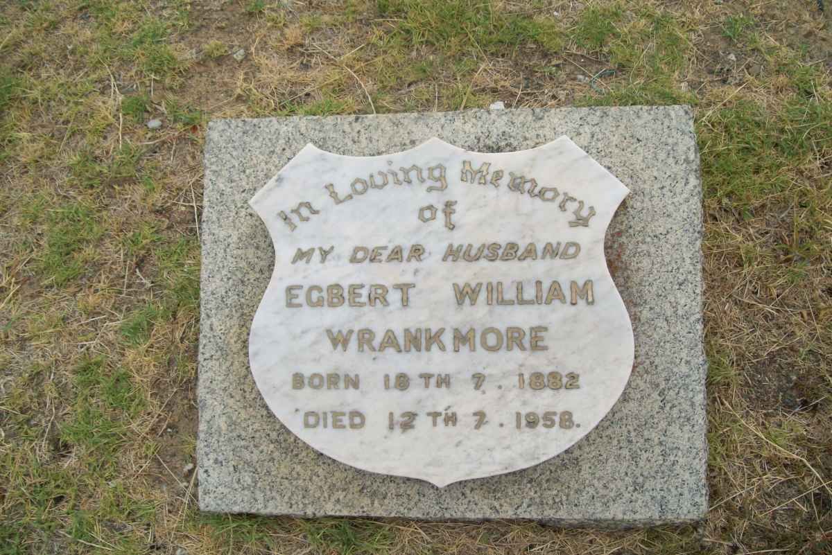 WRANKMORE Egbert William 1882-1958