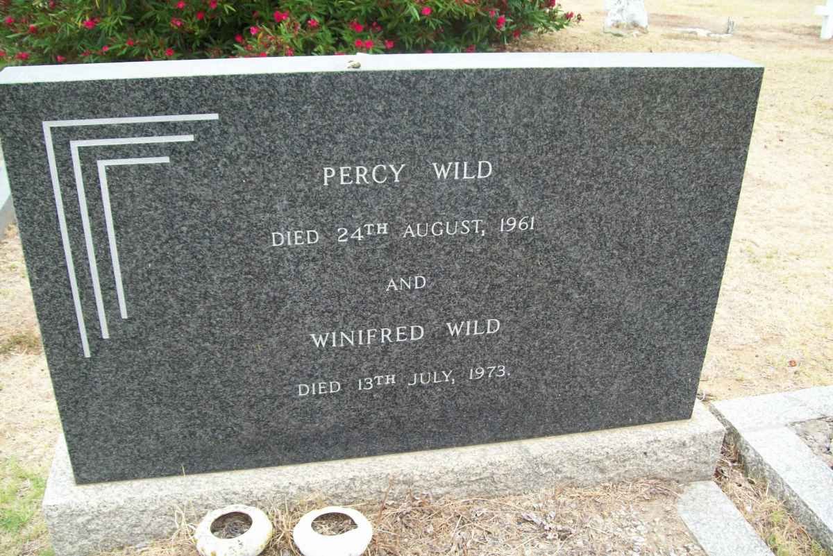 WILD Percy -1961 &amp; Winifred -1973