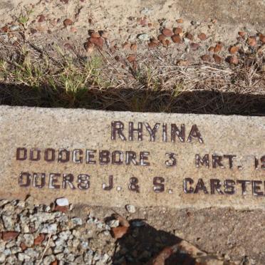 CARSTENS Rhyina 1941-1941