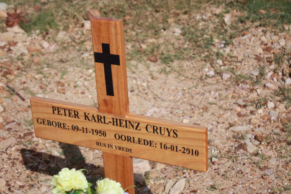 CRUYS Peter Karl-Heinz 1950-2010