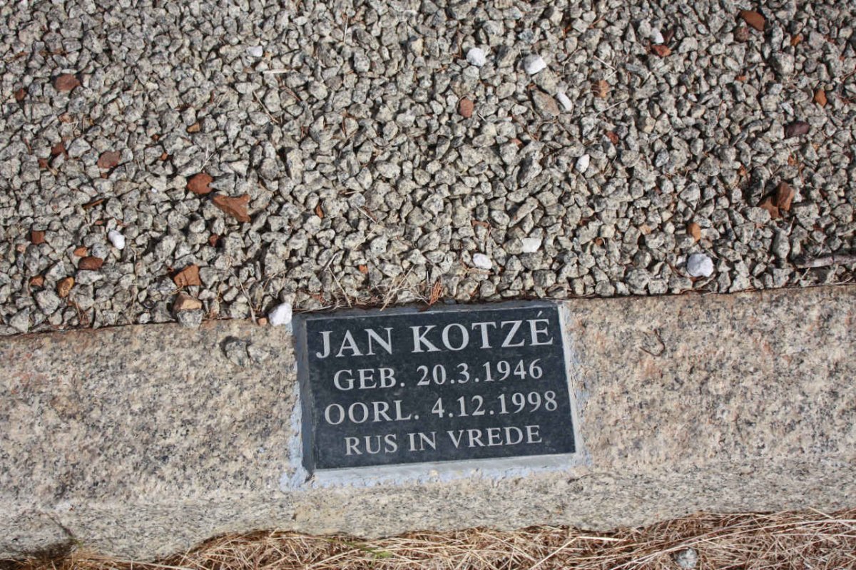 KOTZE Jan 1946-1998