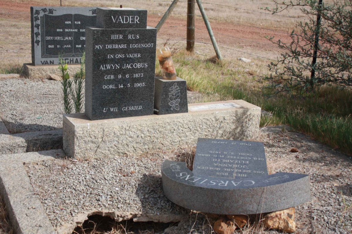 CARSTENS Alwyn Jacobus 1873-1965 &amp; Johanna Elizabeth COETZEE 1888-1976